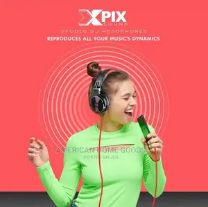 XPIX Pro DJ Headphones, Over Ear Stereo Headphones