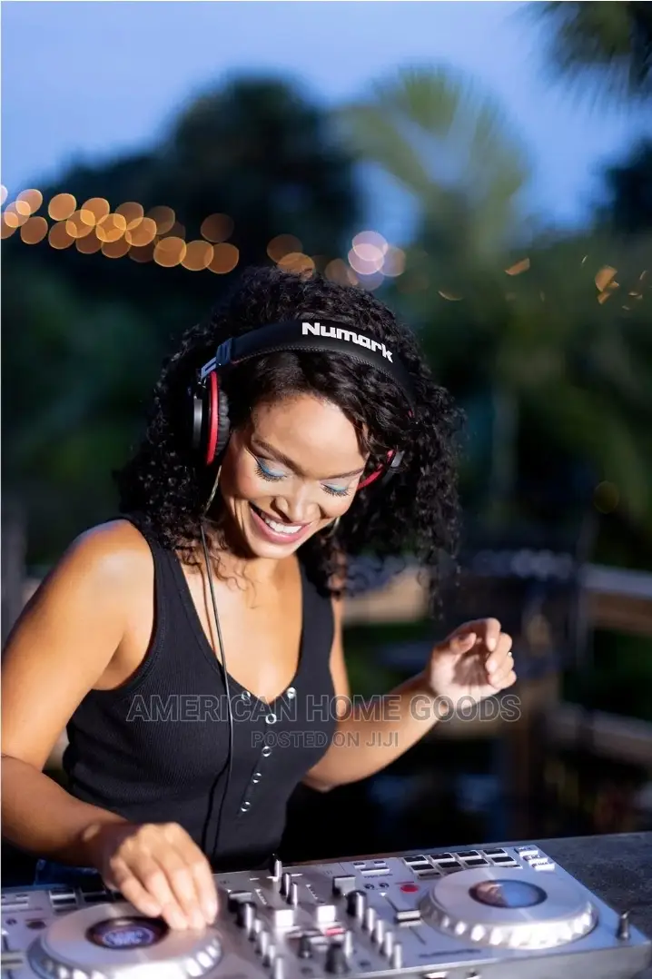 Numark HF175 High-Quality DJ Headphones With Leather Cups
