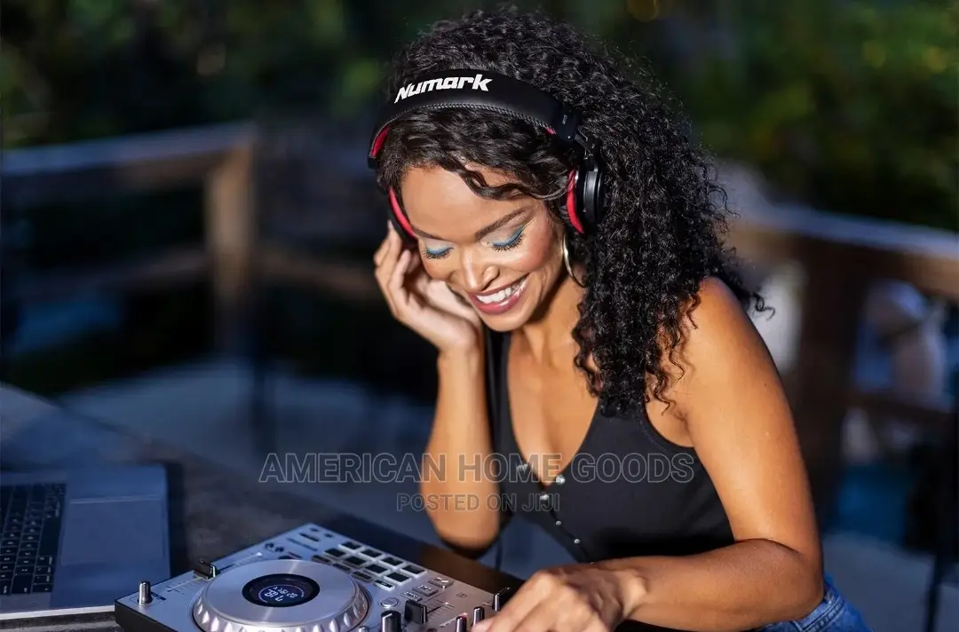 Numark HF175 High-Quality DJ Headphones With Leather Cups