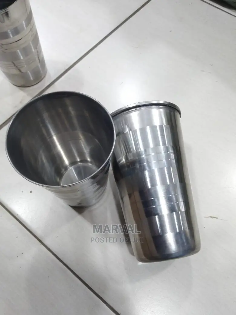 500ml Stainless Steel Glass (6pcs)