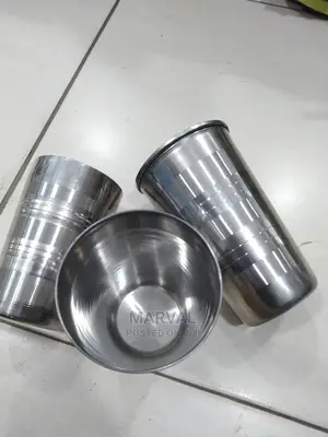 500ml Stainless Steel Glass (6pcs)