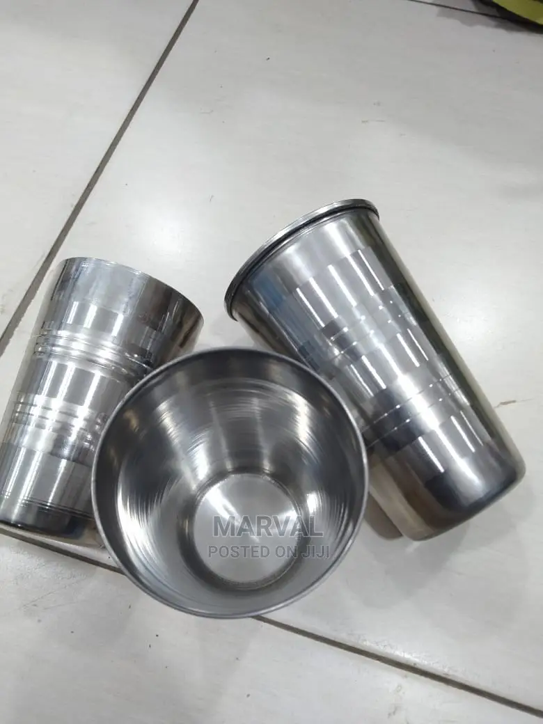 500ml Stainless Steel Glass (6pcs)