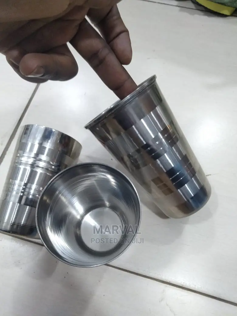 500ml Stainless Steel Glass (6pcs)