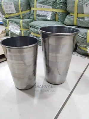 500ml Stainless Steel Glass (6pcs)