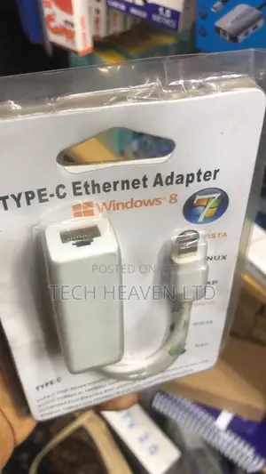 USB 2.0 Type C to Ethernet Adapter