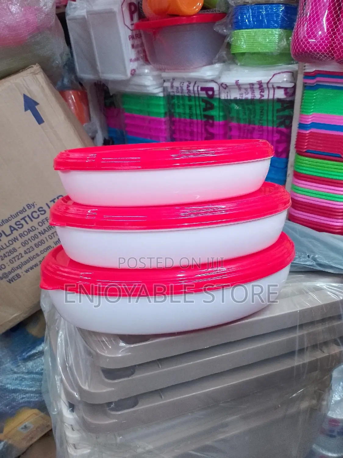 Plastic Containers Set(3pcs)