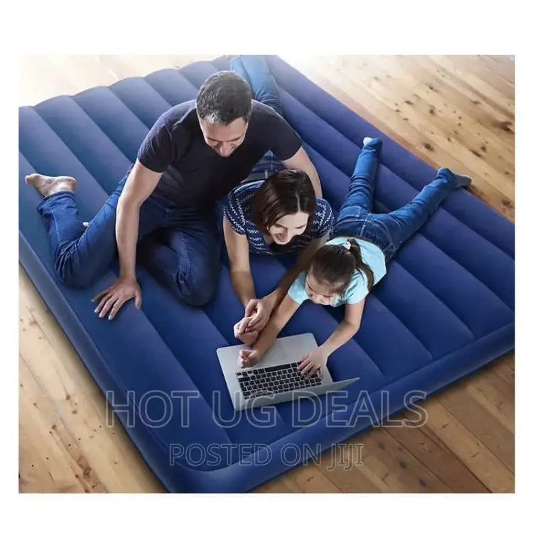 3x6 Inflatable Trail Blue Air Bed Mattress With Free Pump