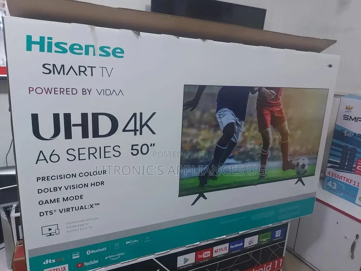 50/65inches Hisense Flat Screen