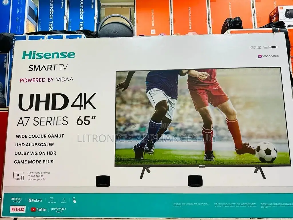 50/65inches Hisense Flat Screen