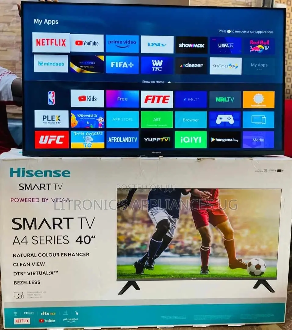 A4 Hisense 40inches Smart Flat Tv