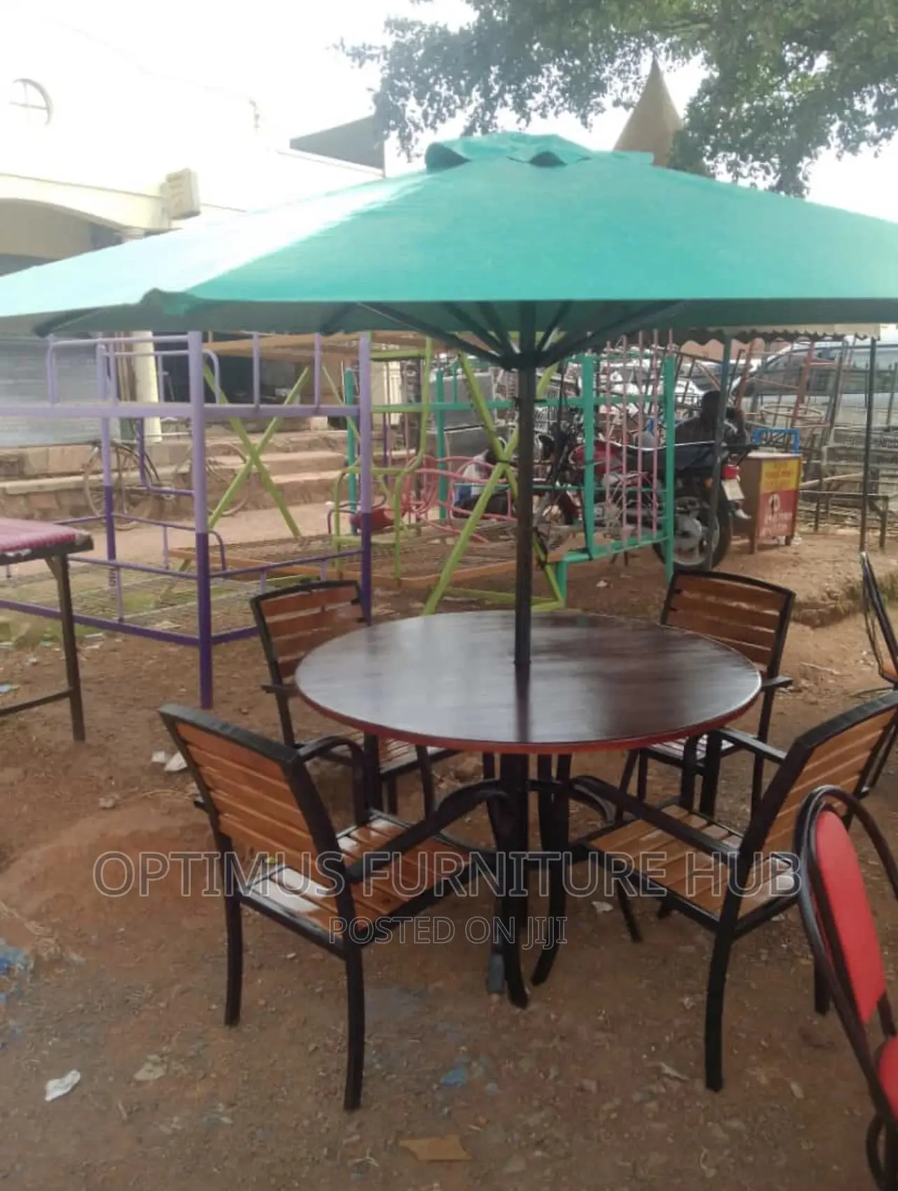 Outdoor Combo (4 Chairs Table and Umbrella)
