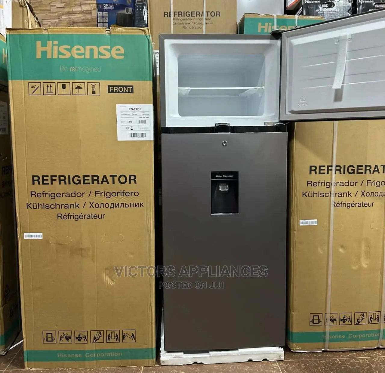 Hisense Fridge With Water Dispenser 270litres