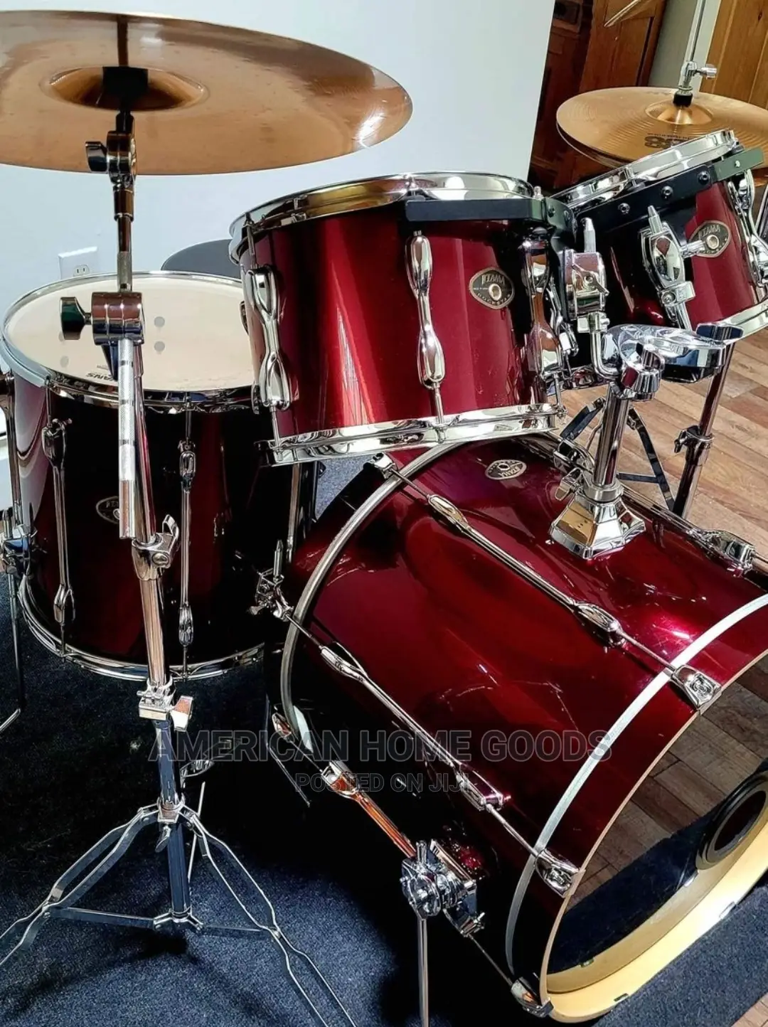 New Tama Drum Kit With All Cymbals and Hi-Hat