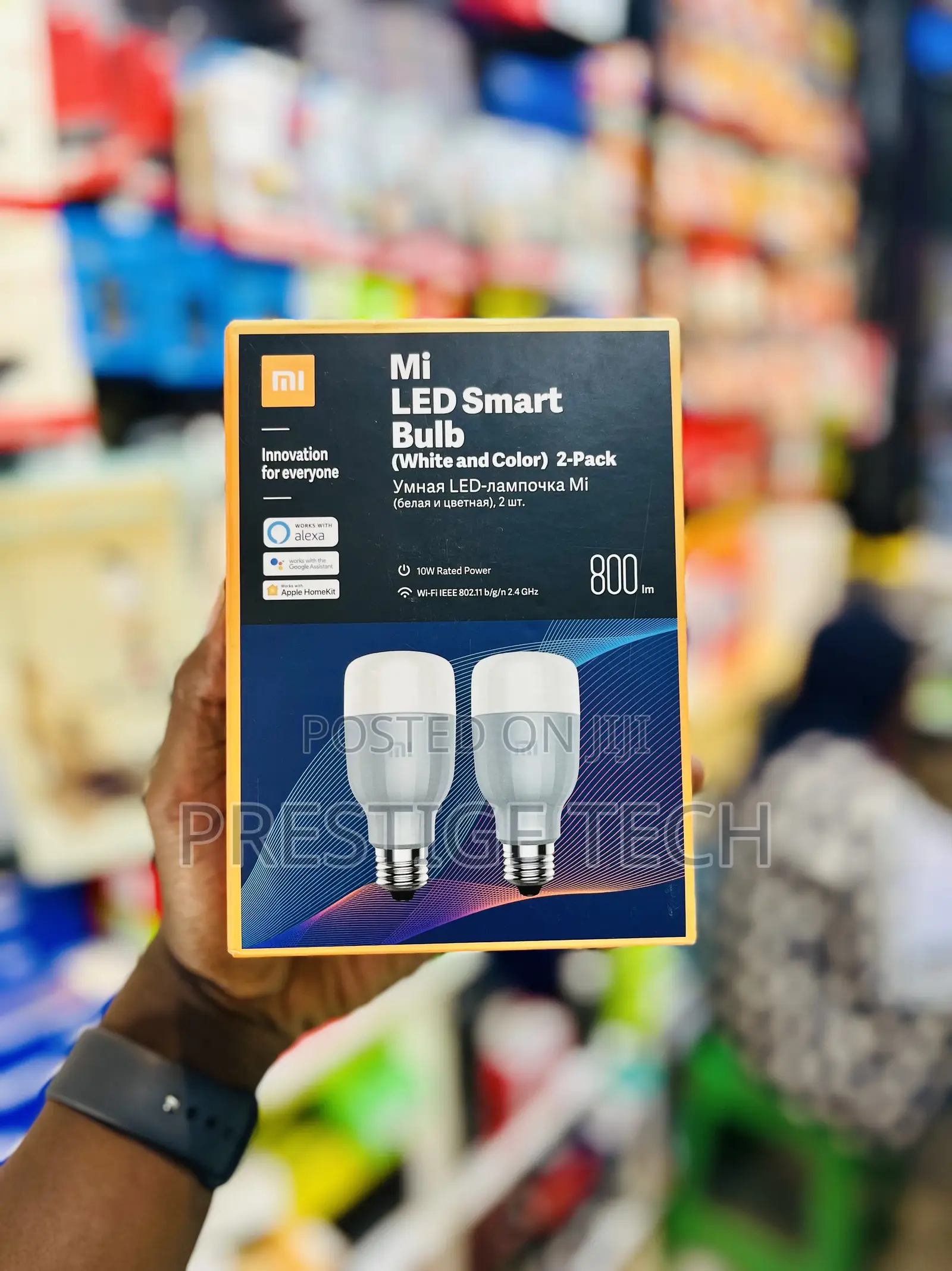 Mi LED Smart Bulb With Adjustable Color (2 Pack)