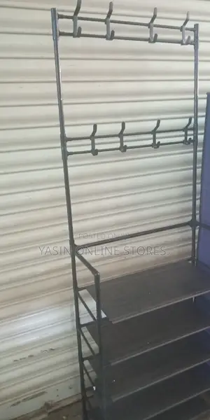 Shoe Rack and Cloth Rack.