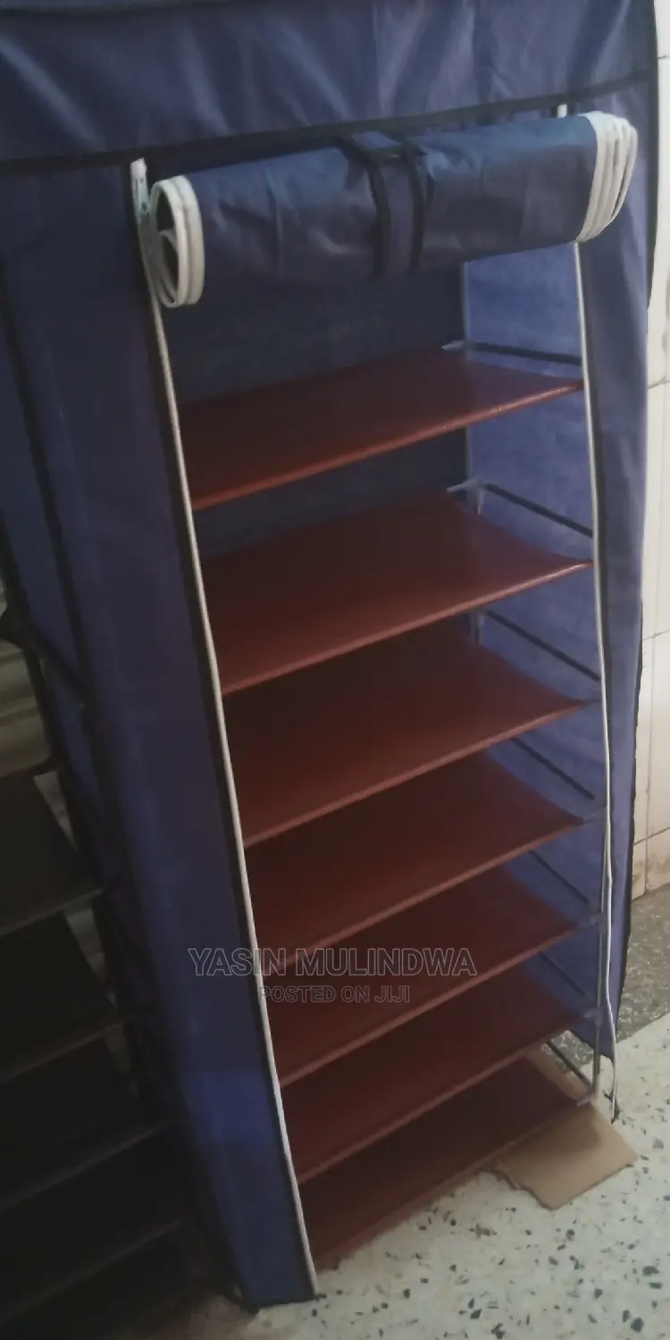 Shoe Rack With Closet.
