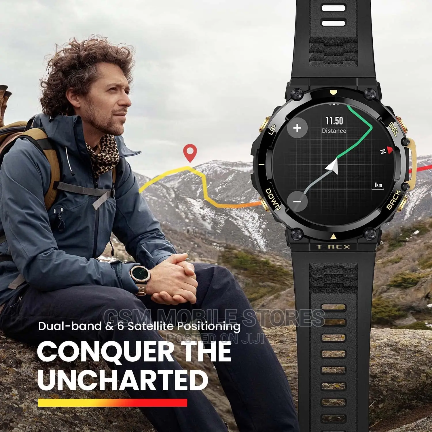 Amazfit T-Rex 2 Smart Watch Dual-Band Satellite Positioning