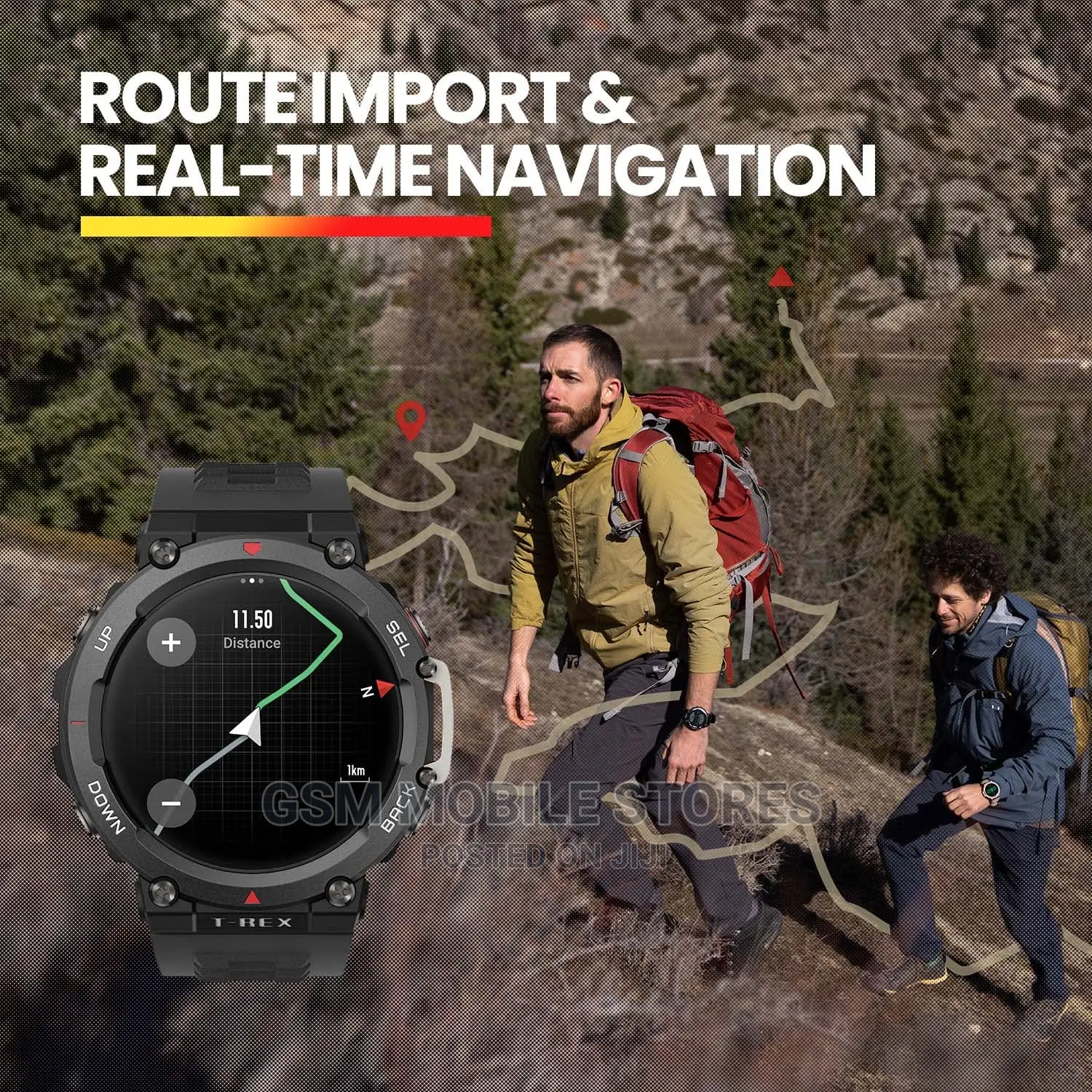 Amazfit T-Rex 2 Smart Watch Dual-Band Satellite Positioning