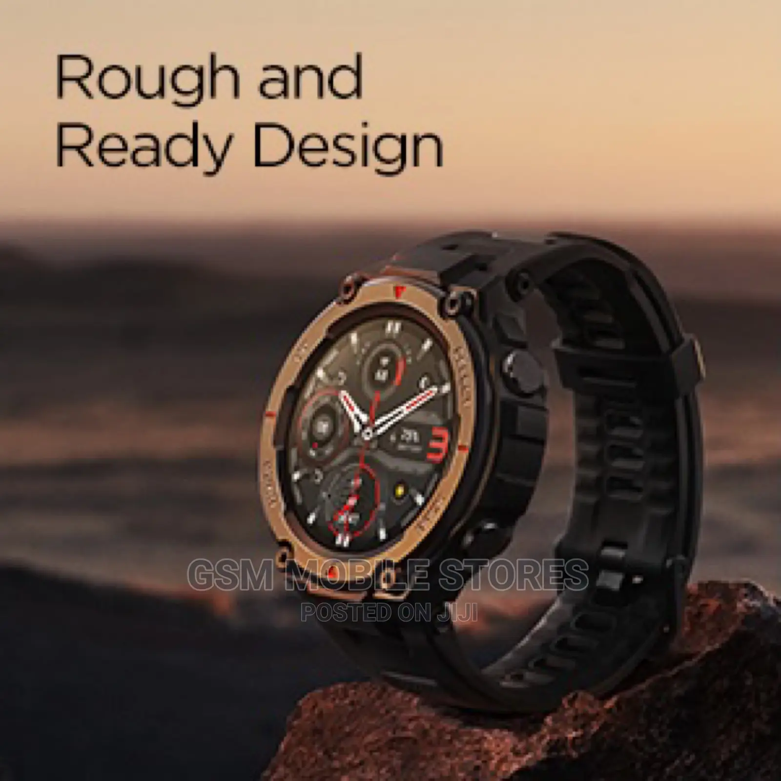 T-Rex Pro Smart Watch GPS Fitness Watch 15 Military Standard