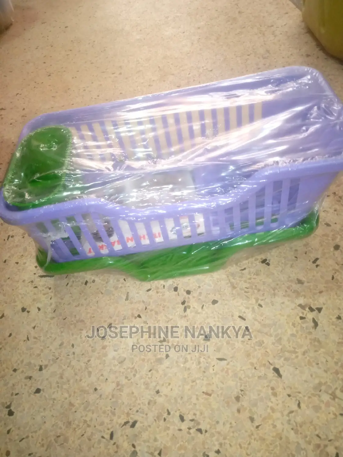 Kitchen Dish Rack Basket With Try