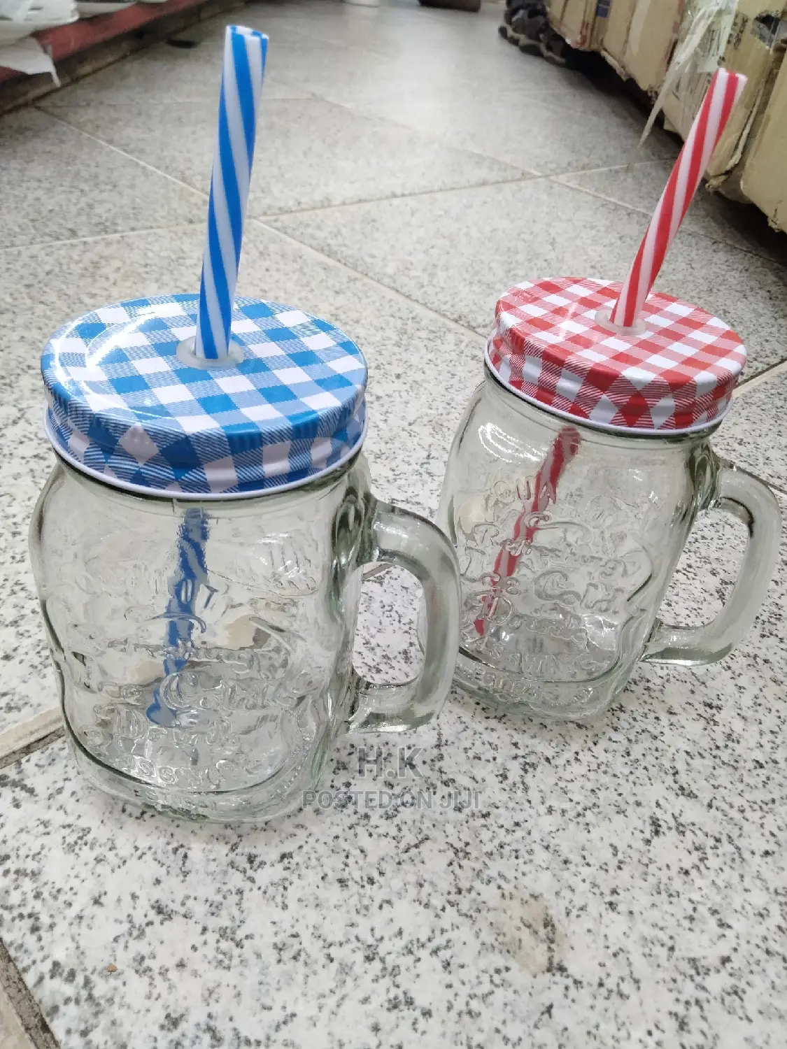 Glass Juice Jar