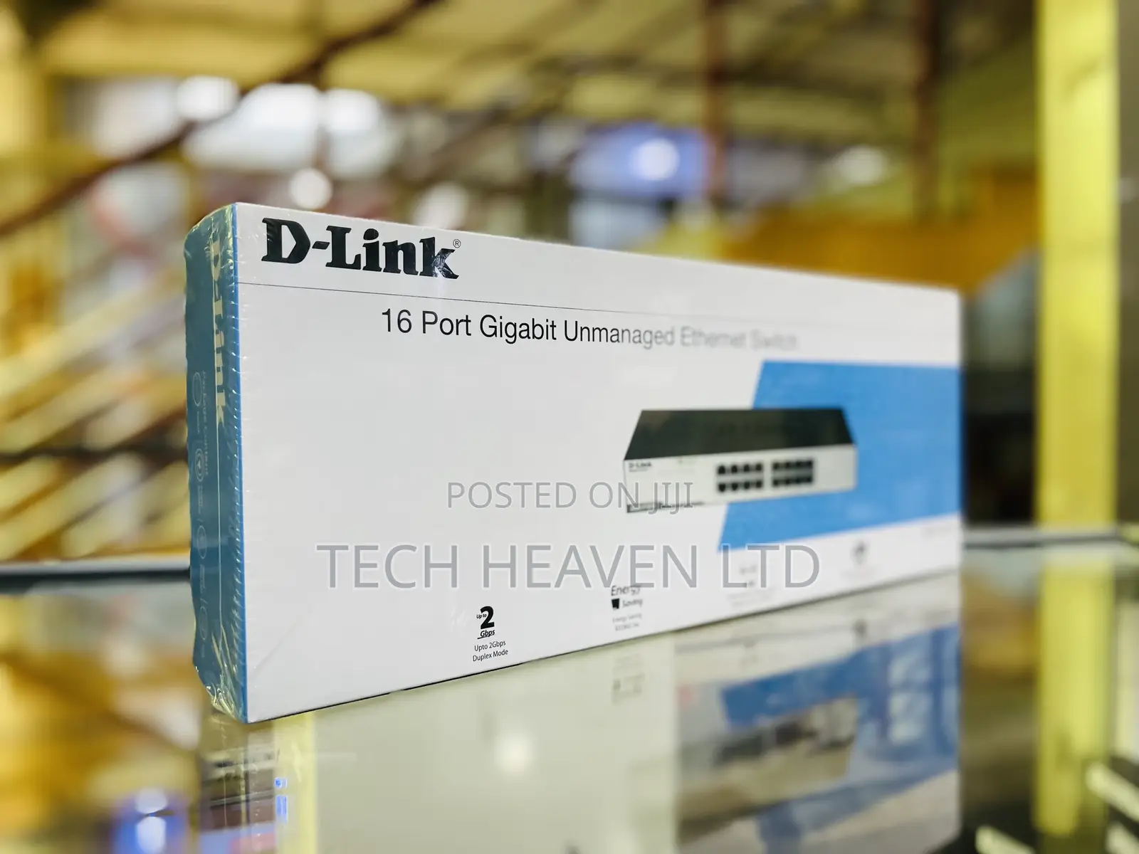 16 Port Gigabit Unmanaged Ethernet Switch - D-Link Switch D