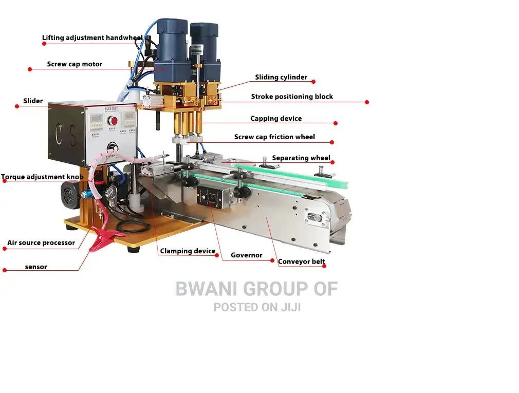 Capping Machines With Conveyor Belt