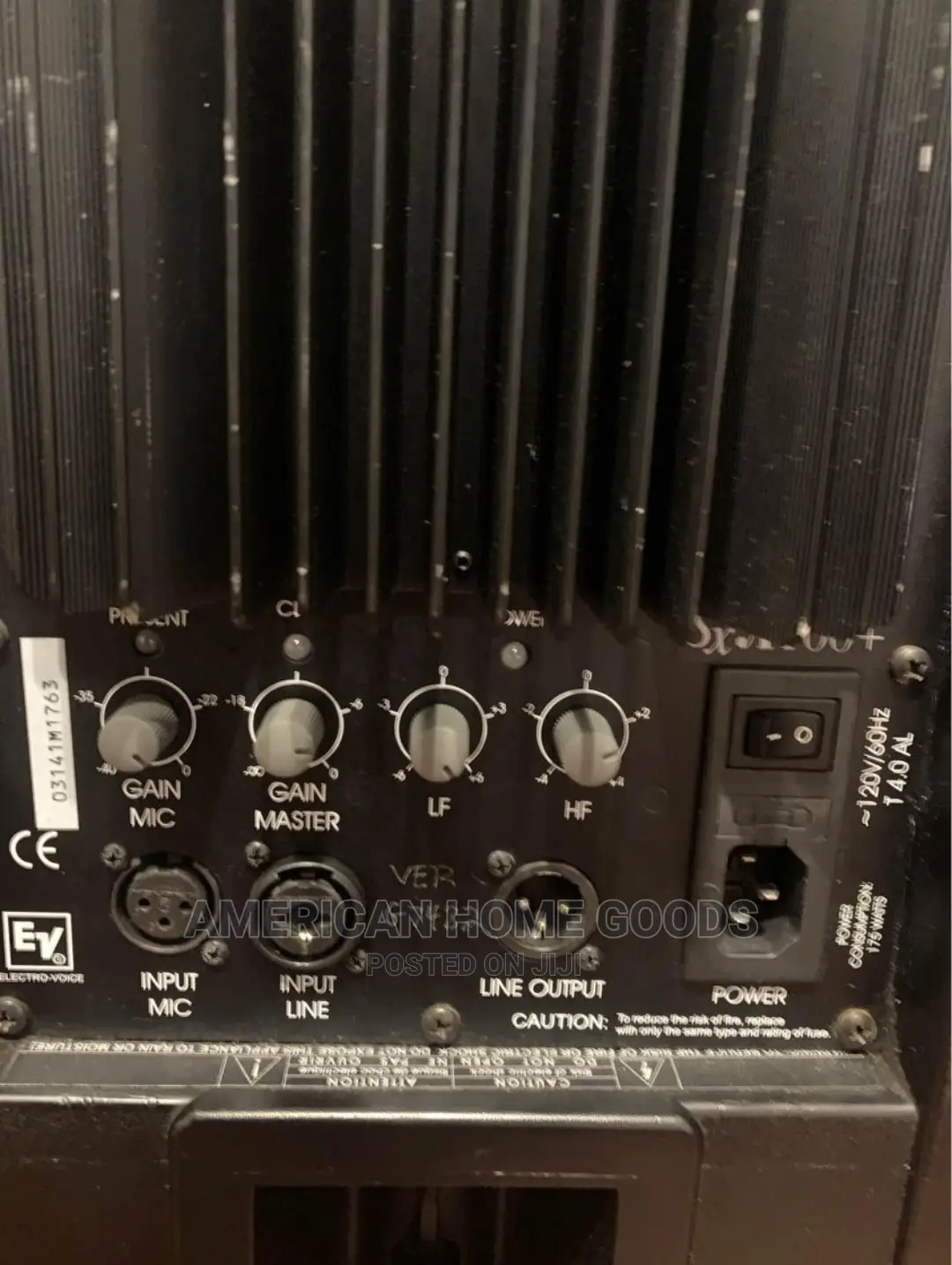 Pair of Electro-Voice Powered Loudspeaker Set, 400W Each .