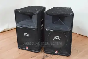 Pair of Peavey Sp-2g Pa Speakers, 1200w Peak, 600w RMS
