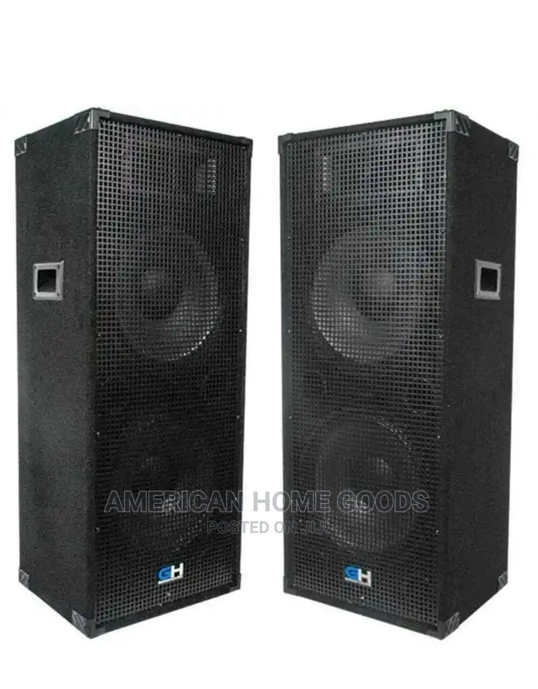 Pair of Passive Dual 15" 2-Way Loudspeakers - 700watts/Cabin