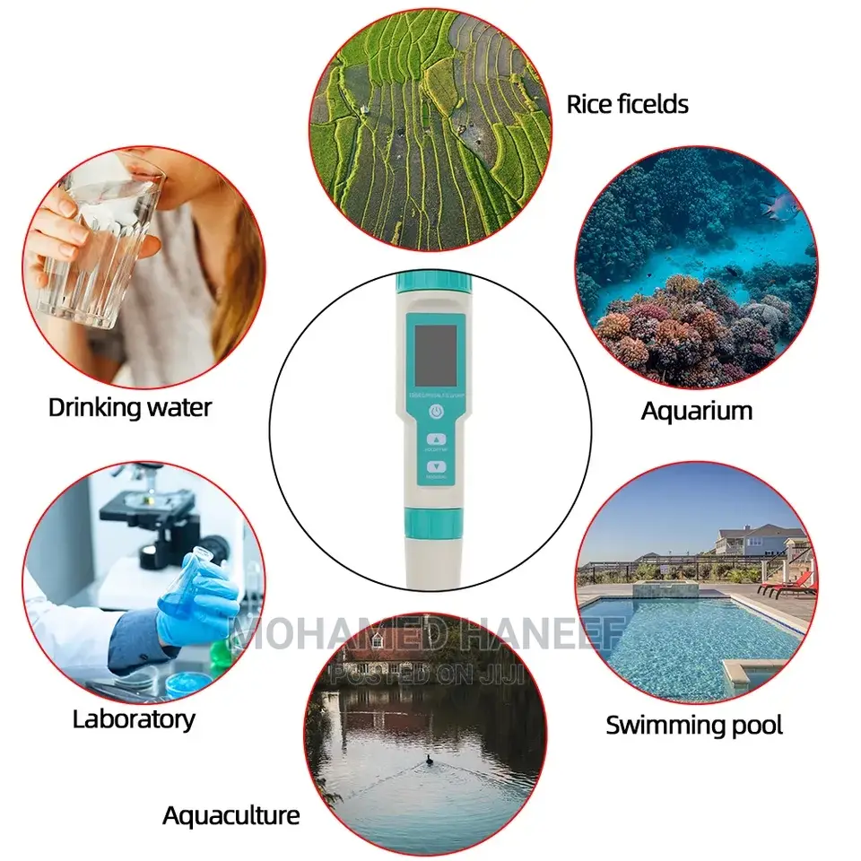 7 in 1 Water Quality Ph, Tds, EC Test Meter
