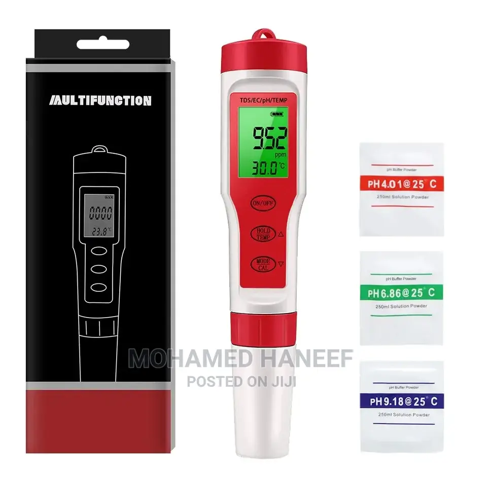 4 in 1 Multi Quality Tester PH, TDS, EC