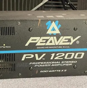 Peavey PV1200, 600 Wattsx2, 2-Channel Stereo Power Amplifier