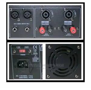 Emb Pro Pa4400 2200w 2 Channel Power Dj Amplifier 240volts