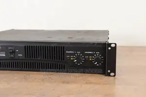 The QSC RMX 2450, 2400 Watts, Two-Channel Stereo Power Amplifiers.