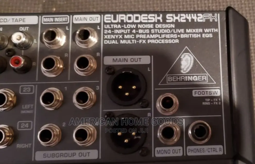 Behringer Eurodesk SX244FX Pre-amp Mixer