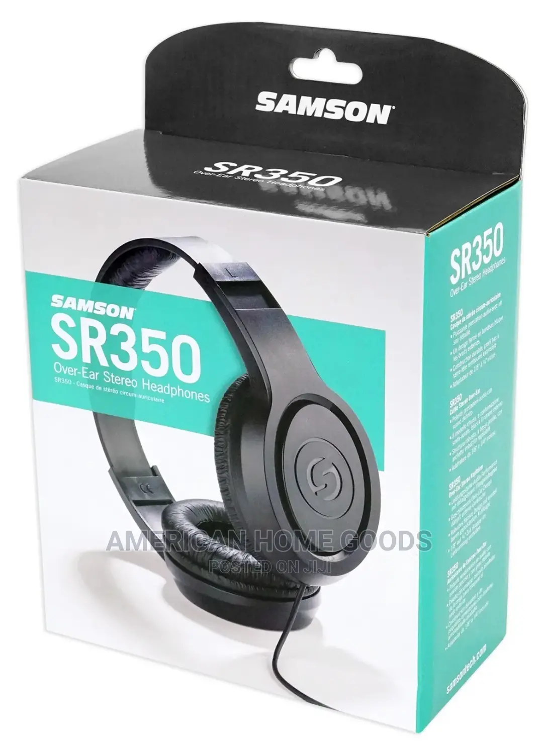 Samson SR350 Stereo Headphones With 35mm Driver