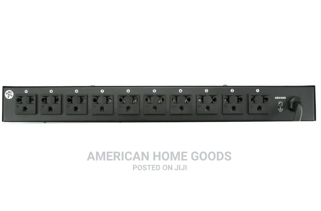 EMB EBW10 10 Outlets Rack Mount Power Supply/Surge Protector