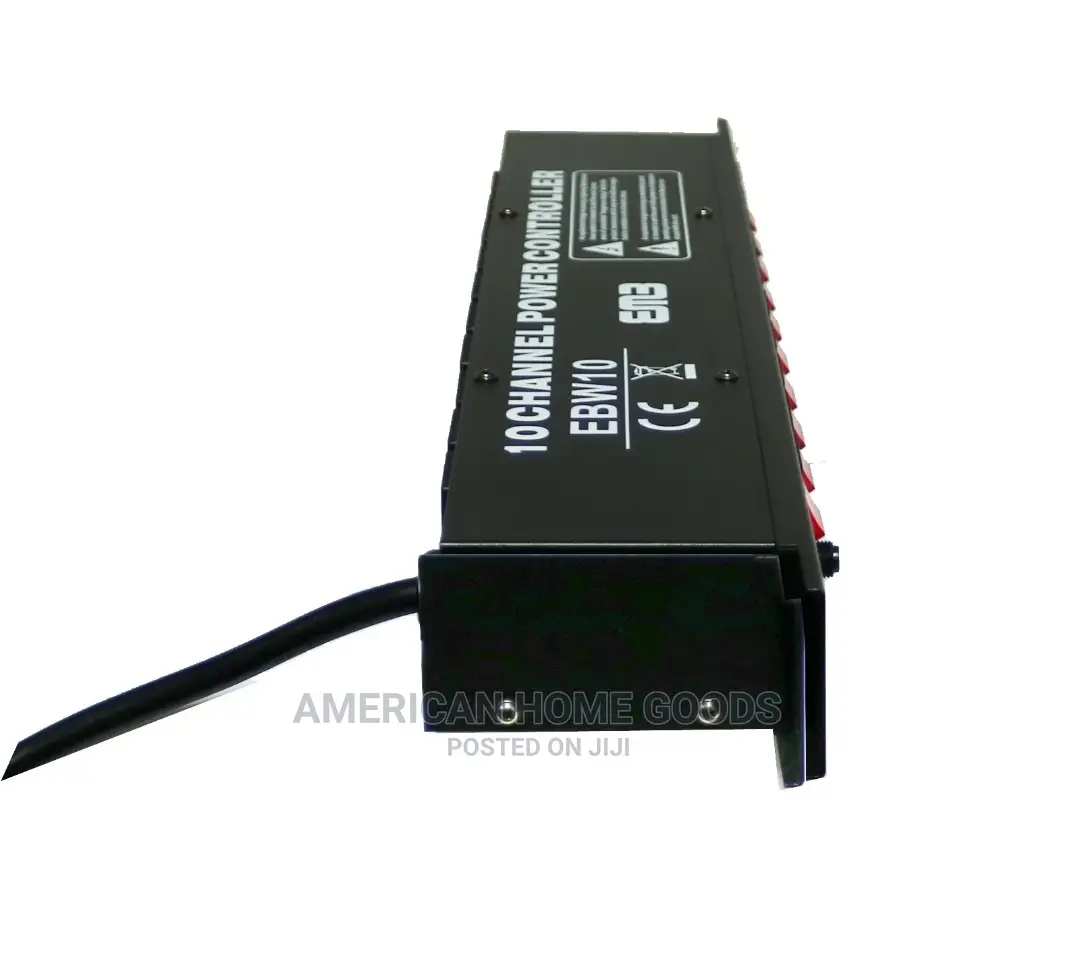 EMB EBW10 10 Outlets Rack Mount Power Supply/Surge Protector