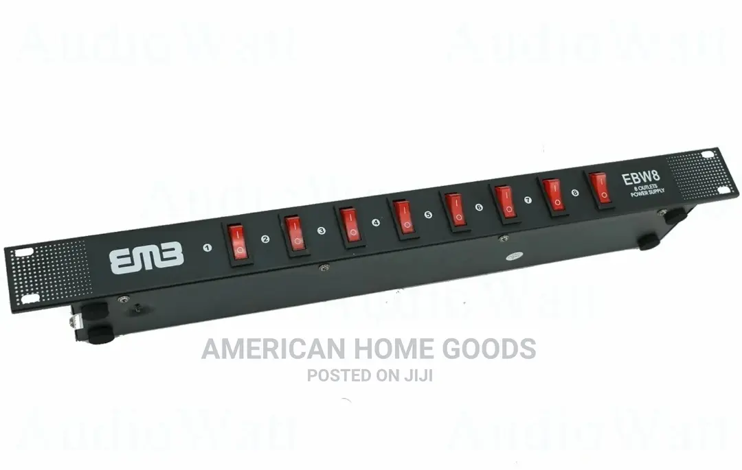 EMB EBW10 10 Outlets Rack Mount Power Supply/Surge Protector