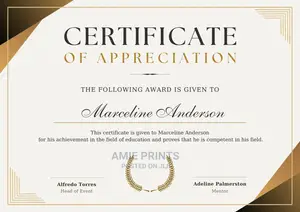 Certificates