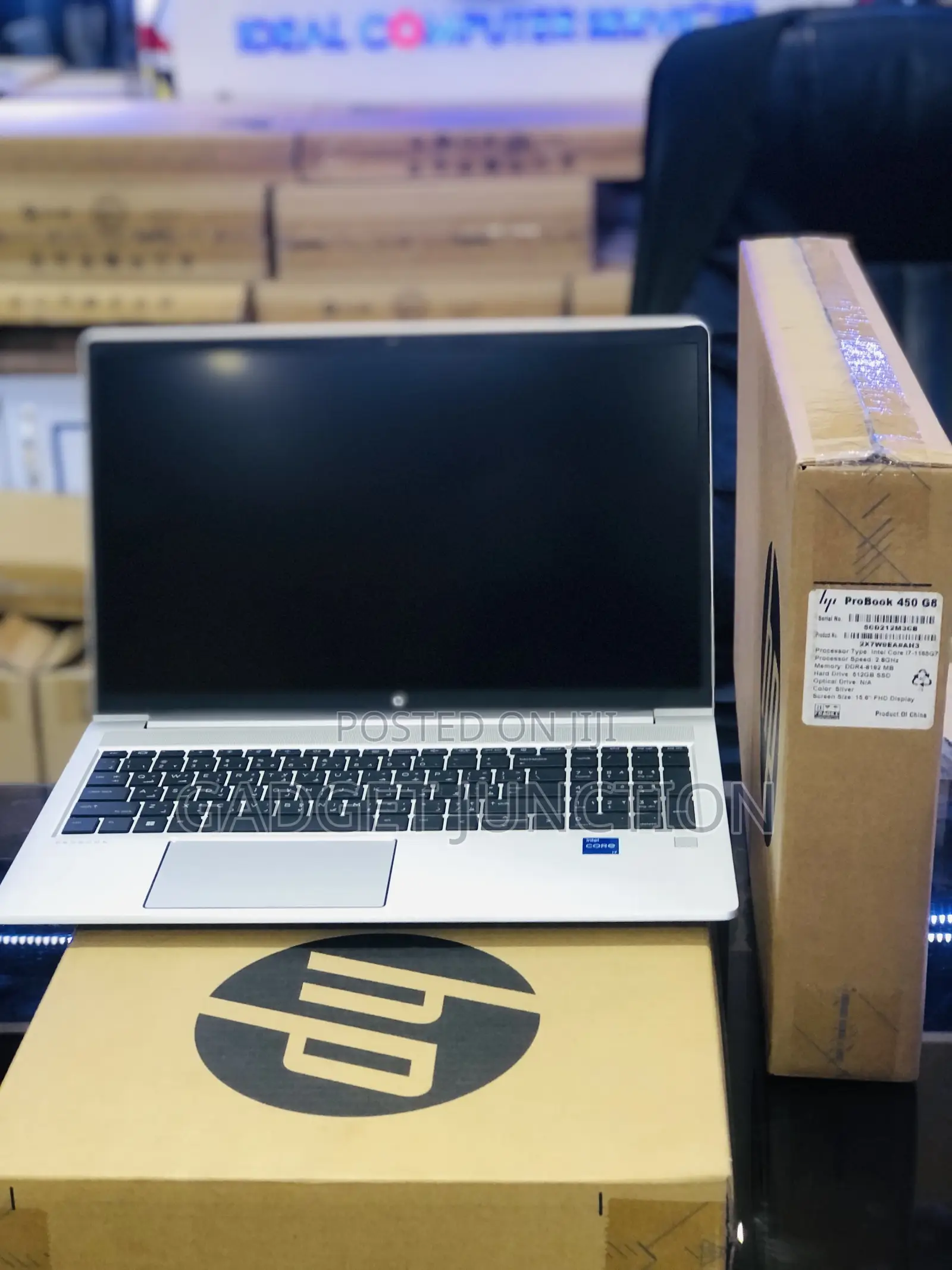 New Laptop HP ProBook 450 G8 8GB Intel Core I7 SSD 512GB