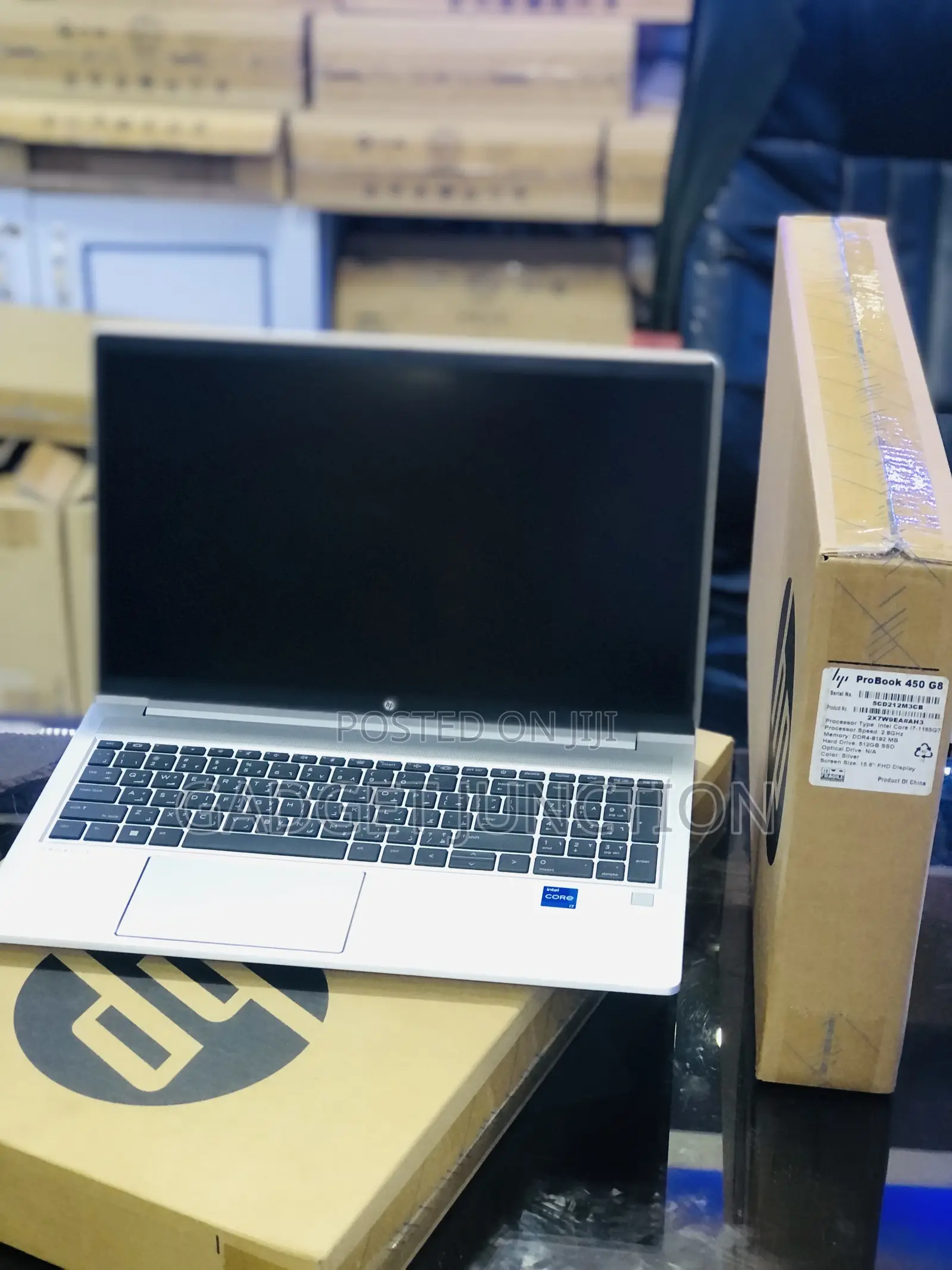 New Laptop HP ProBook 450 G8 8GB Intel Core I7 SSD 512GB
