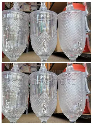 Glass Juice Dispenser.
