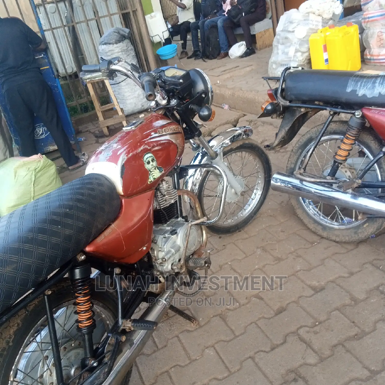 Bajaj Boxer 100 2015 Red