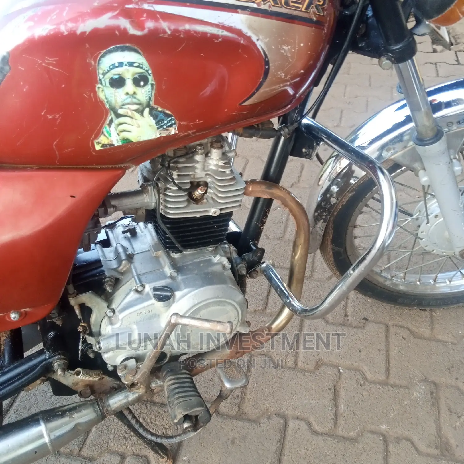 Bajaj Boxer 100 2015 Red