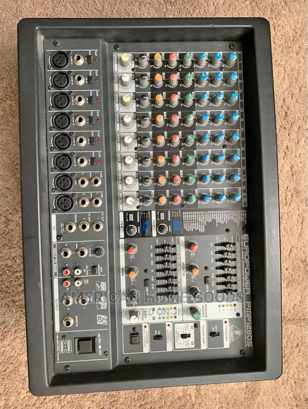 Behringer Europower Portable Amplifier/Mixer With FX