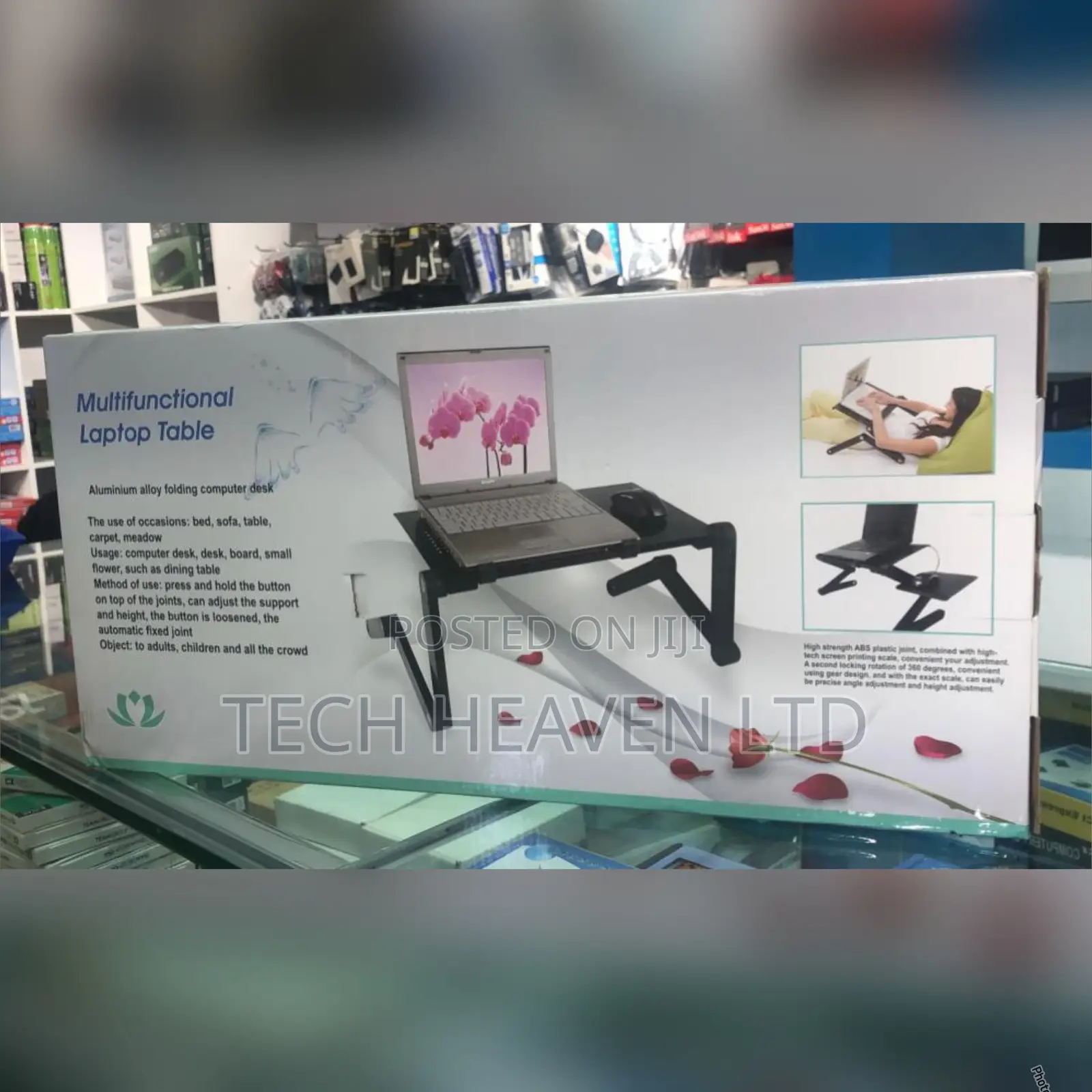 Portable Laptop Table - Aluminum