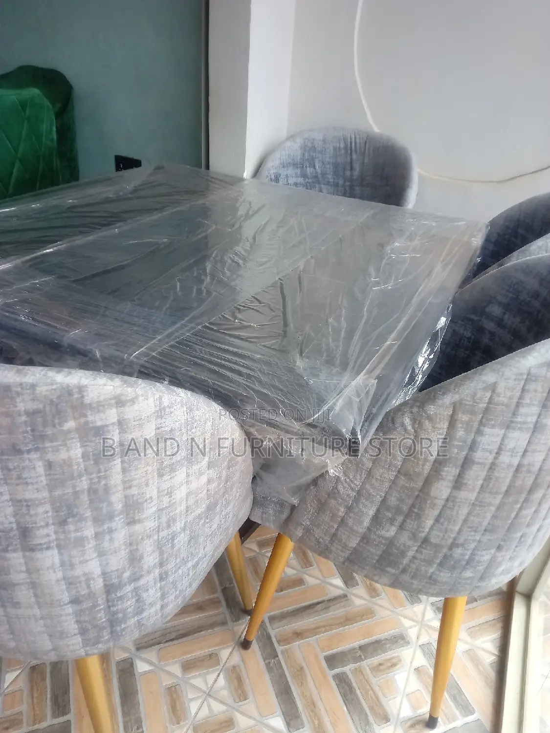 Gray Fabric Dinner Sets