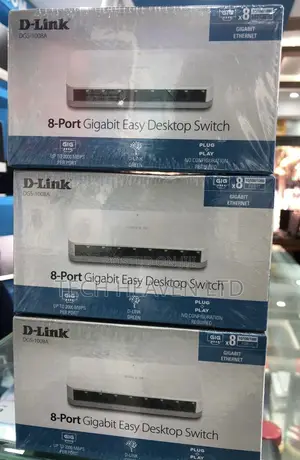 Photo - 8-Port Gigabit Desktop Switch Dlink DGS 1008A